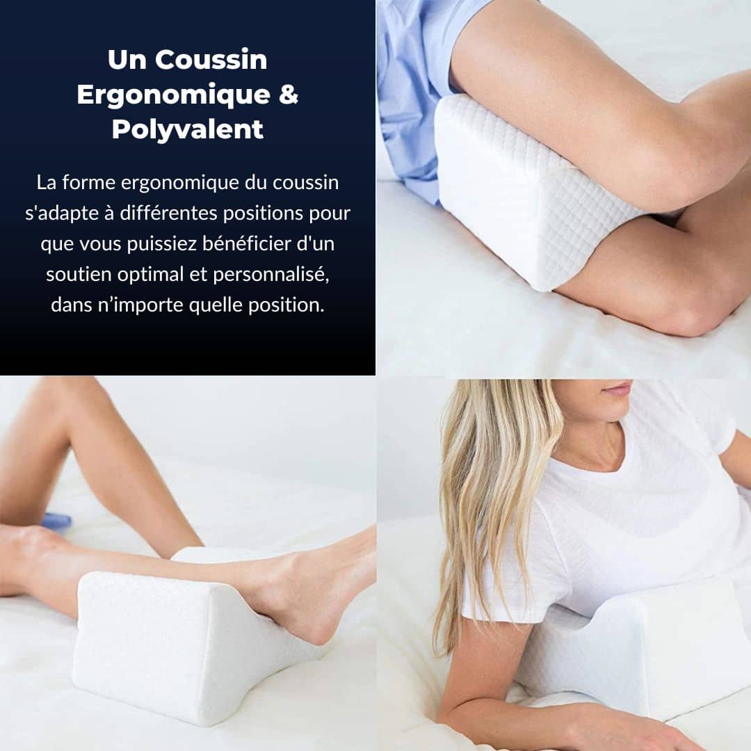 Kingnex Coussin Pour Genoux Et Jambes Pour Dormir – 50,8 X 20,3 Cm